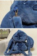 Stitch Plush Mini Backpack for Kids – Soft Lightweight Double-Strap Bag