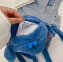 Stitch Plush Mini Backpack for Kids – Soft Lightweight Double-Strap Bag