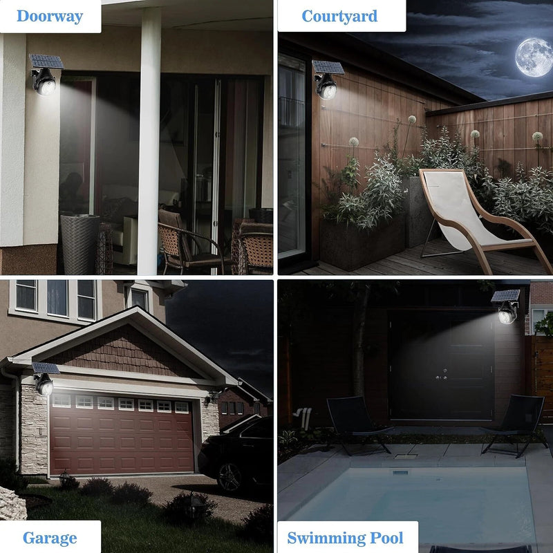 Solar Security Light with Dummy Camera – Motion Sensor Waterproof Outdoor Safety Light