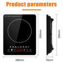 Touch Control Induction Hob Cooktop – 2200W Portable Electric Burner 110V–220V