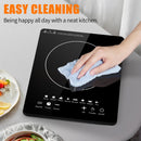Touch Control Induction Hob Cooktop – 2200W Portable Electric Burner 110V–220V