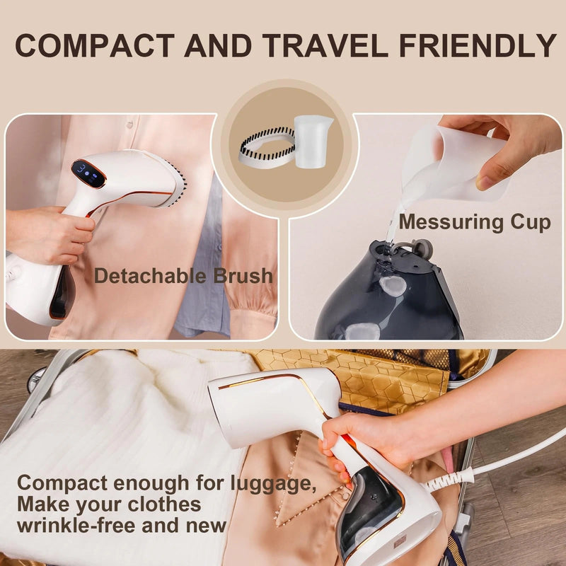 Handheld Clothes Steamer – 3 Steam Modes 320ml Tank 1200W