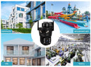 Solar-Powered 4G WiFi Security Camera – Rotating Dual Lens with Night Vision and Motion Detection