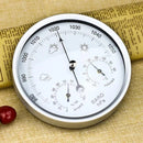 3-in-1 Weather Station – Analog Dial Barometer Thermometer & Hygrometer 130mm
