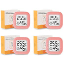 Set of 4 High-Precision Digital Indoor Hygrometers and Thermometers