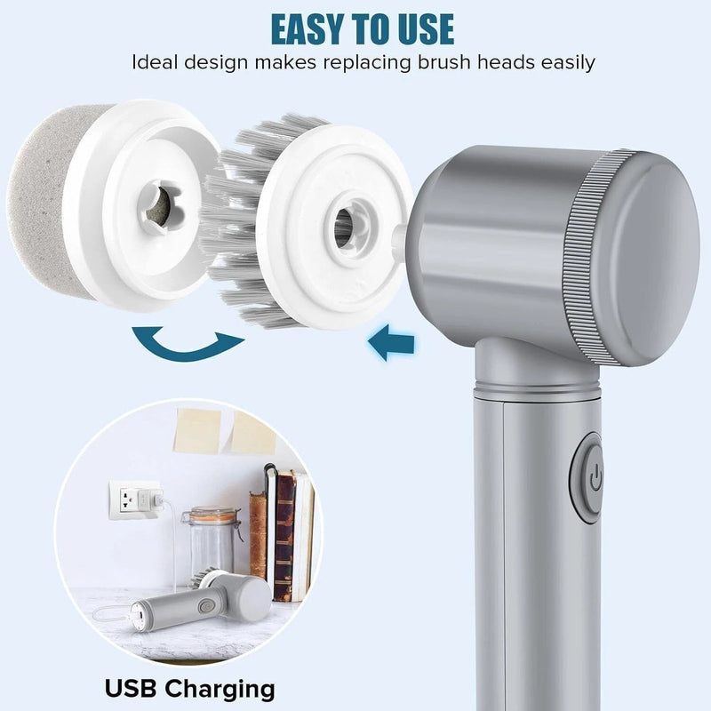 Turbo Spin Scrubber – Cordless Electric Rechargeable Cleaning Brush
