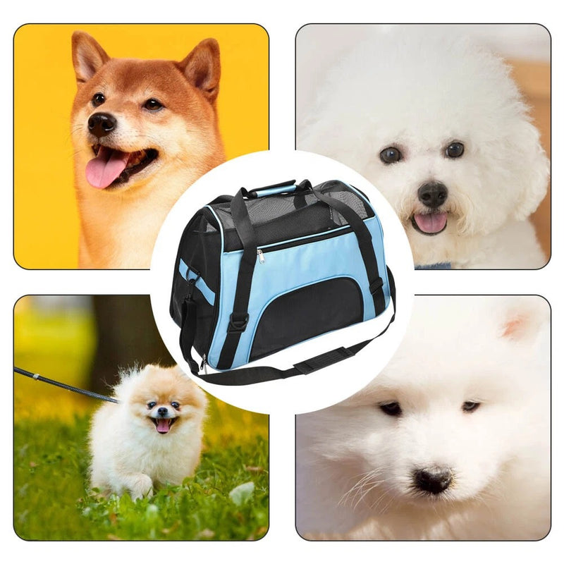 Foldable Pet Carrier – Lightweight Cat Travel Bag Comfortable & Easy Storage