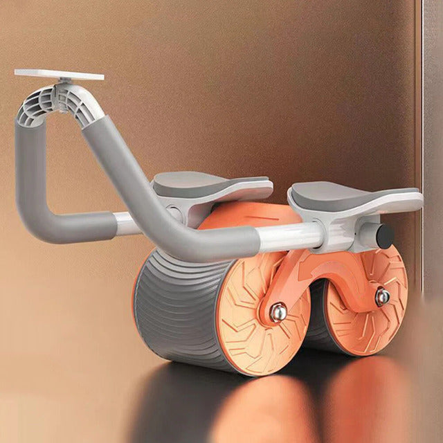 Automatic Rebound Ab Roller – Home Gym Trainer with Elbow Support for Core Workouts