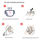 Silicone Menstrual Cup Set with Portable Sterilizer Box – Hygienic Reusable and Travel-Friendly