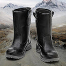 Work Safety Boots For Men - Steel Toe Waterproof Leather