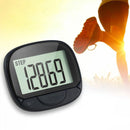 2D Pedometer with Clip – Multi-Functional Step & Calorie Counter Distance Tracker with Clock