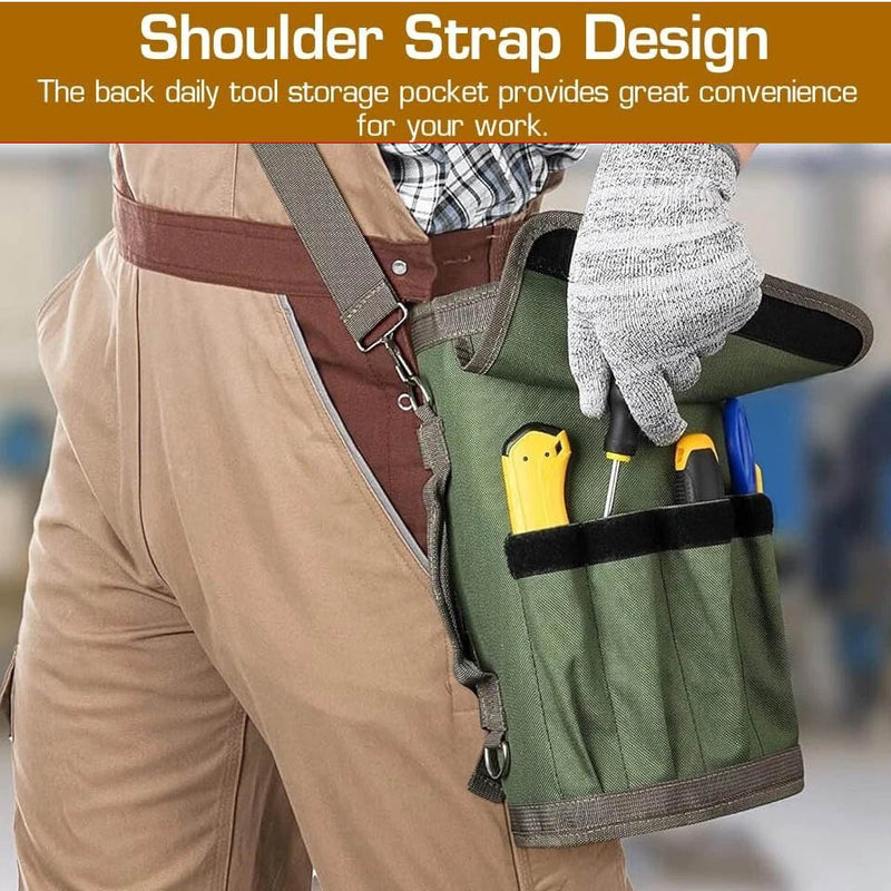 Heavy Duty Roll Up Tool Bag – Portable Multi-Compartment Tool Organiser