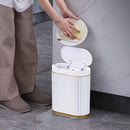 Smart Bathroom Trash Bin – Waterproof 7L Slim Motion Sensor Bin with Automatic Lid