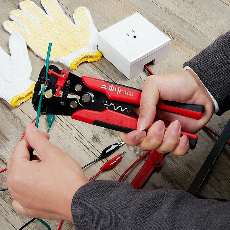 Automatic Wire Stripper & Cutter – Multi-Functional Tool for Stripping Cutting & Crimping