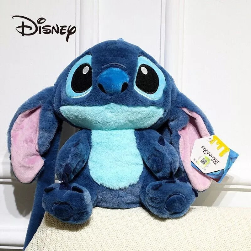 Stitch Plush Mini Backpack for Kids – Soft Lightweight Double-Strap Bag