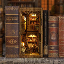 Library-Themed 3D Book Nook Kit – DIY Decorative Bookends with LED Lights