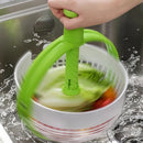 2-in-1 Collapsible Salad Spinner & Colander – Easy to Use Smart Design