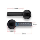 Smart Fingerprint Door Lock Handle – Tuya App Bluetooth & Password Access