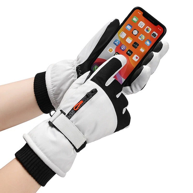 Premium Winter Ski Gloves – Warm Waterproof & Touchscreen-Compatible Snow Gloves