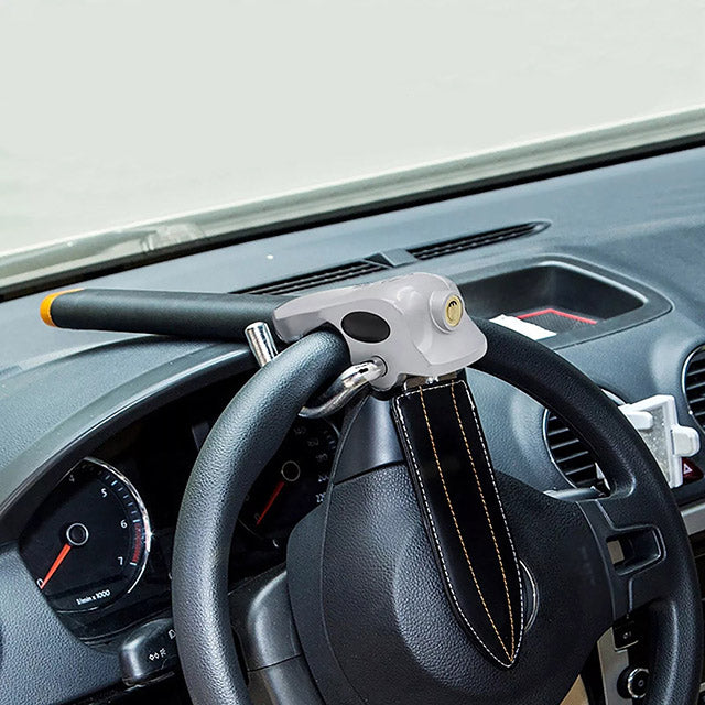 High-Visibility Steering Wheel Lock – Universal Fit Easy to Use