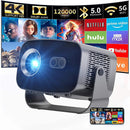 Smart WiFi Bluetooth Projector – 4K Support HDR10 Android 13 Auto Keystone & Focus