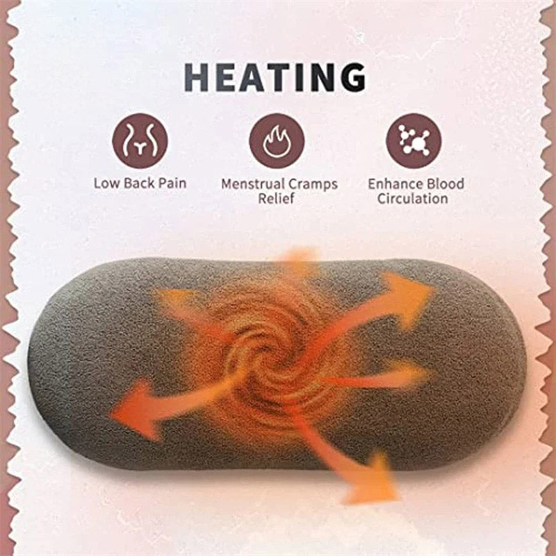 Smart Menstrual Heating Pad Belt – Vibrating Abdominal Massager for Waist & Period Pain Relief