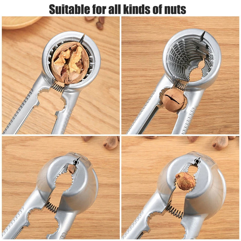 Nutcracker Kitchen Tool – Non-Slip Multifunction Chestnut & Pecan Cracker