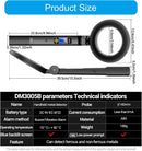 Portable Handheld Metal Detector – High-Sensitivity Security Scanner with LCD & Vibration Alerts