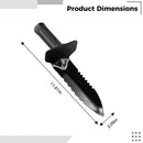 Stainless Steel Metal Detector Shovel – Double Serrated Digging Gardening Tool with Sheath