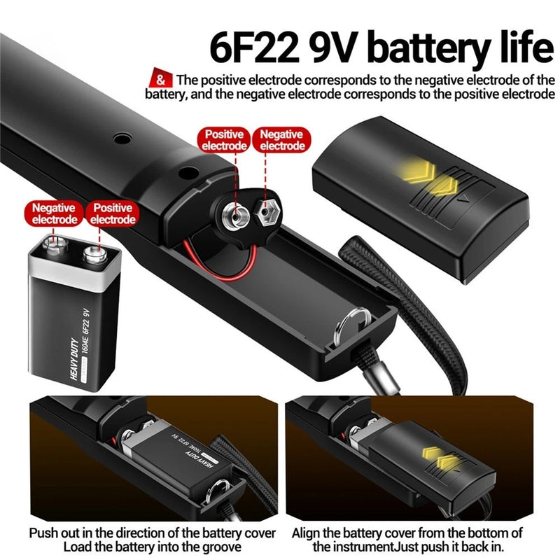 Portable Handheld Metal Detector – High-Sensitivity Security Scanner with LCD & Vibration Alerts