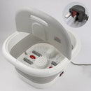 Foldable Foot Spa Bath Massager – Heated with Bubbles Vibration & Shiatsu Rollers