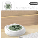 Waterproof Digital Shower Clock – LCD Display Timer Temp 12/24hr with Suction Cup