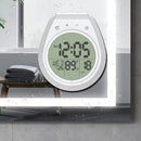 Waterproof Digital Shower Clock – LCD Display Timer Temp 12/24hr with Suction Cup