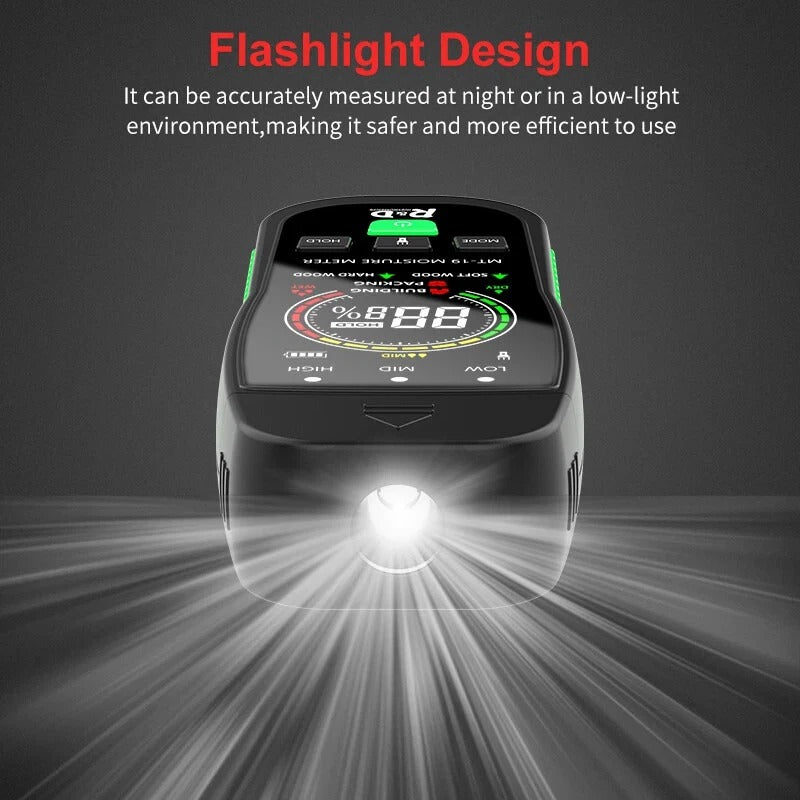 Digital Wood Moisture Meter – Portable 2-Pin Detector for Wood Walls & Drywall