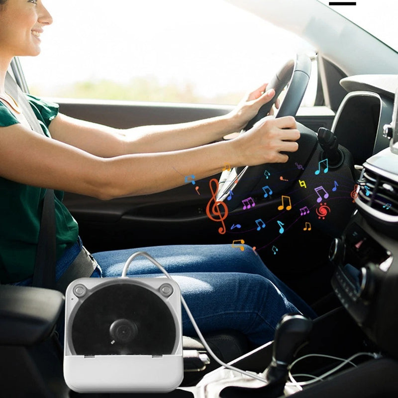 Portable Car CD Player – External with AUX & USB Lossless Audio