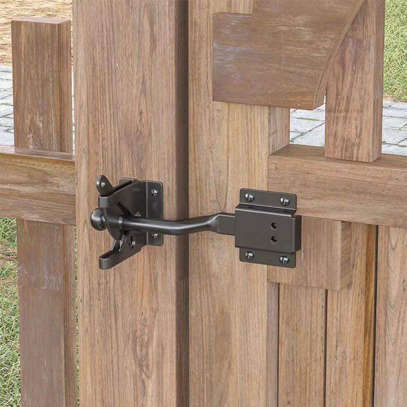 Self-Locking Gate Latch – Durable Fence & Door Hinge Latch for Wood or Garden Gates