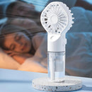 Portable Misting Handheld Fan – 4-Speed Cooling Fan with Water Tank for Indoor & Outdoor Use