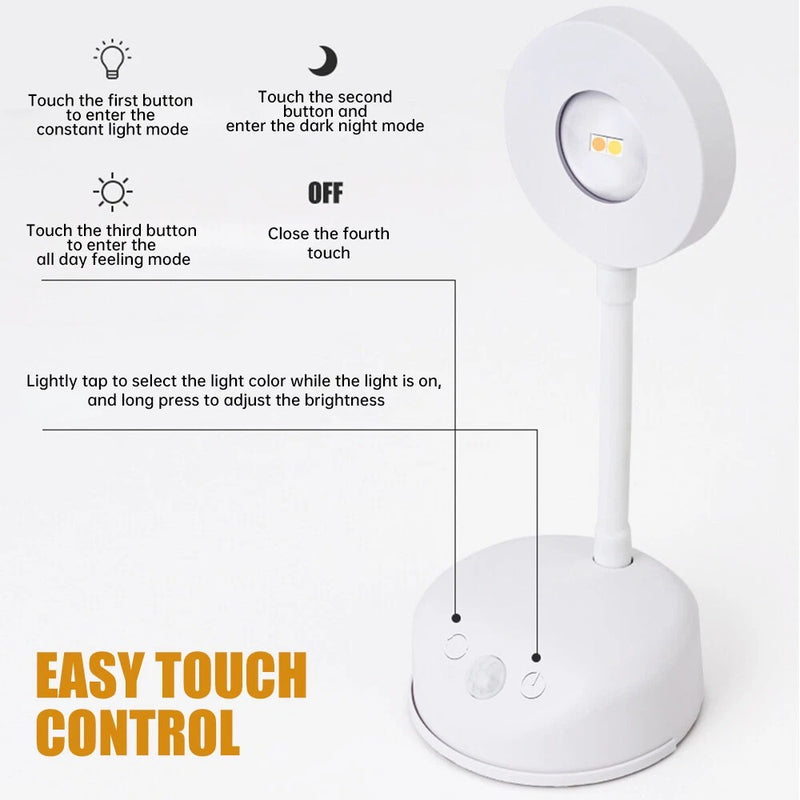 LED Wall Spotlight – 2200mAh Rechargeable Picture Light with 3 Modes & Motion Sensor