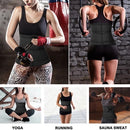 Neoprene Waist Trainer Corset – Sweat Belt for Women Workout Compression & Back Support