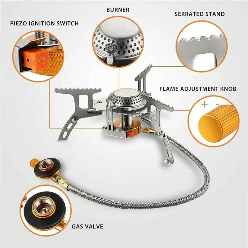 Folding Camping Stove – Portable Mini Burner for Outdoors