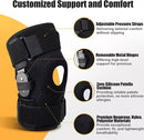 Adjustable Hinged Knee Brace – Support for ACL MCL Sprains & Pain Relief