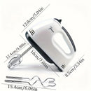 7-Speed Electric Hand Mixer – Portable Handheld Mixer with 4 Stainless Steel Beaters