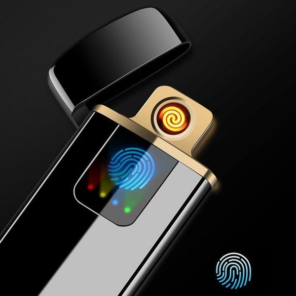 Smart USB Rechargeable Lighter – Touch Ignition & Windproof Design
