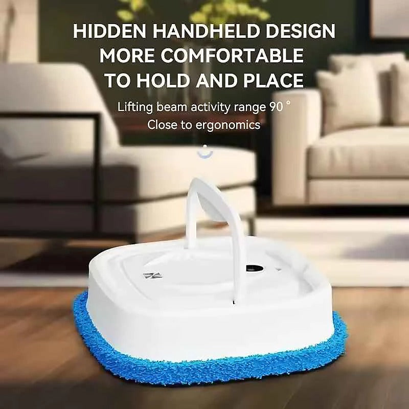 Smart Robot Mop – Automatic Rechargeable Vacuum Wet & Dry Floor Cleaner