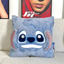 Stitch 2-in-1 Pillow & Blanket Set – Compact Travel Pillowcase with Flannel Throw Blanket