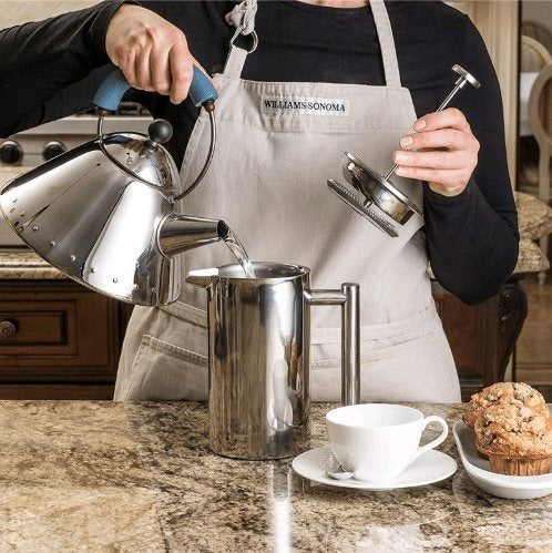 Stainless Steel French Press Cafetiere – Heat-Resistant Glass & Precise Scale
