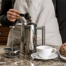 Stainless Steel French Press Cafetiere – Heat-Resistant Glass & Precise Scale