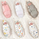 Organic Baby Swaddle Set – Cotton Sleeping Bag and Hat for Newborns