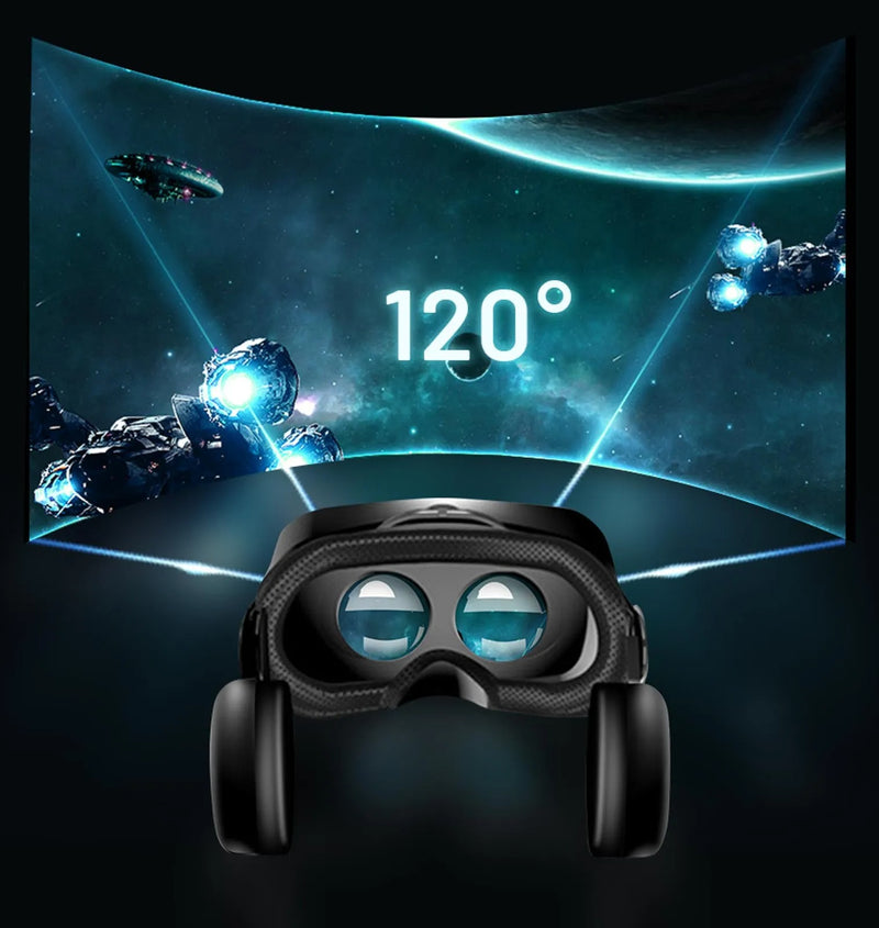 3D VR Headset – VRG Pro with Remote Compatible with 5–7'' Smartphones