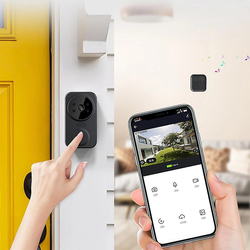 Smart WiFi Doorbell Camera – Wireless HD Video Door Bell